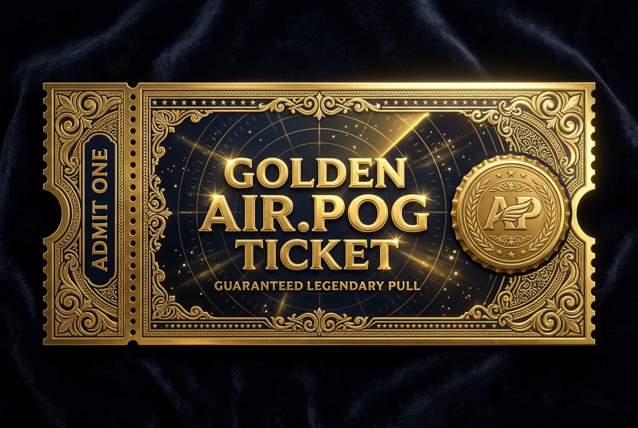 Golden AIR.POG Ticket